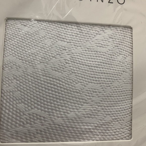 Three pairs tights logo designer print luxury brand name white black 3 large - Picture 4 of 5